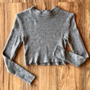 Heather Grey Mock Brandy Melville Turtleneck
